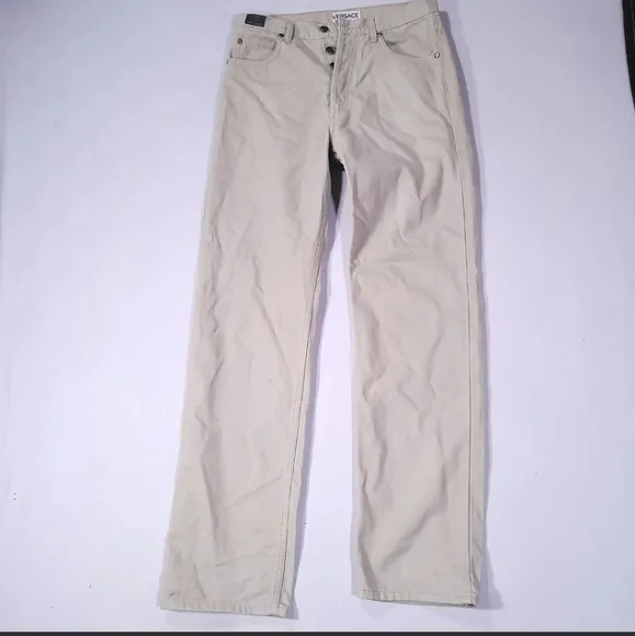Versace Sport Jeans Mens Size 28x32 Button Fly Straight Fit