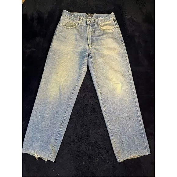 Vintage Hip Hop Skater Baggy Versace Jeans Sz 34x29 B5