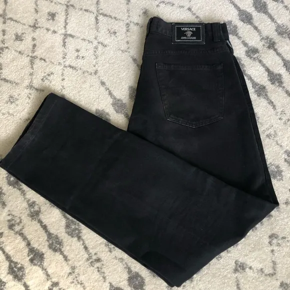 Versace Vintage Black Jeans