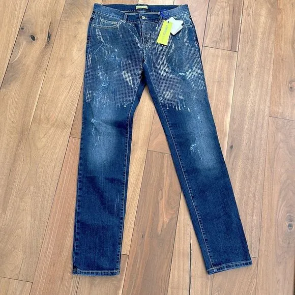 VERSACE JEANS SLIM POCKET TIGER NEW w/ TAGS SIZE 30
          
      NWT