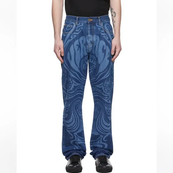 Versace Music Navy Jeans
          
      NWT