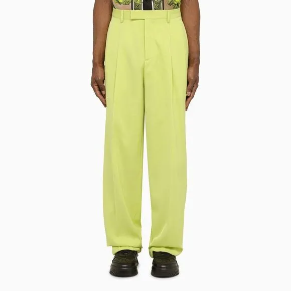 Versace Lime green regular trousers
          
      NWT