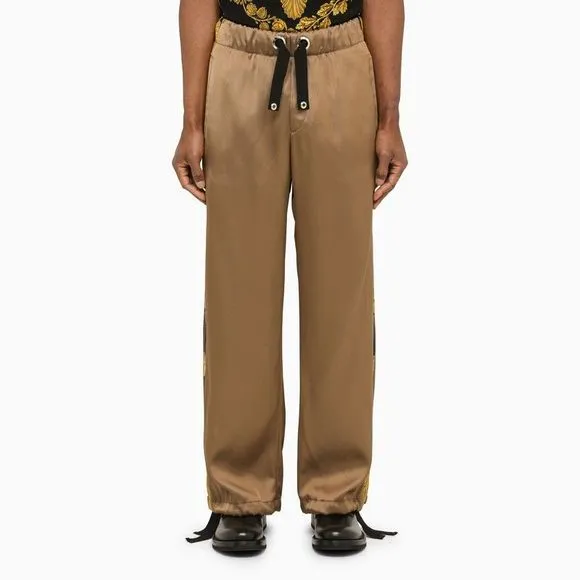 Versace Brown trousers with side bands
          
      NWT