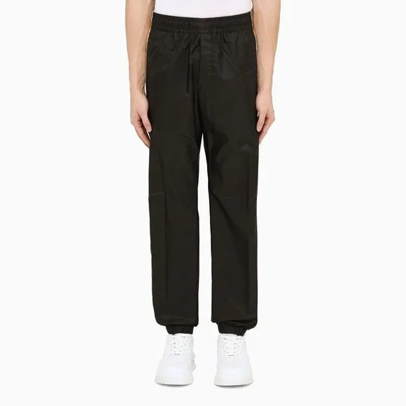 Versace Black nylon jogging trousers
          
      NWT