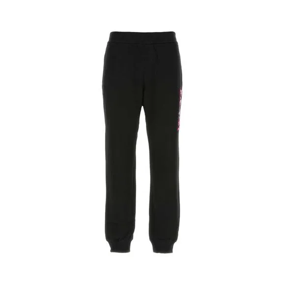 VERSACE Black cotton joggers
          
      NWT