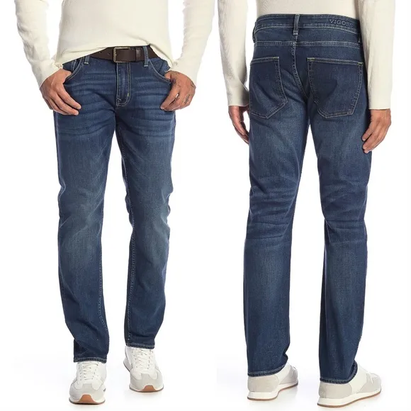 New! Vigoss Mick Slim 330 Dark Blue Wash Jeans
          
      Boutique