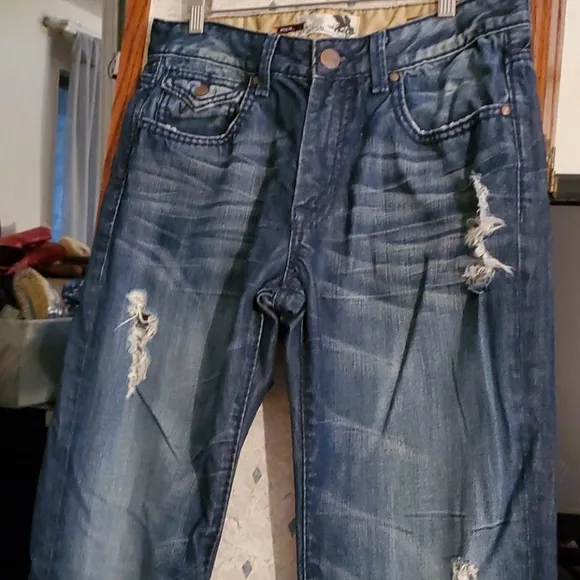 VIGOSS Mens Jean's 33x34 fit straight leg