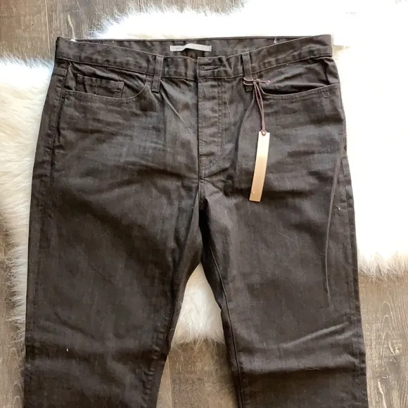 Vince | Fleix brown grey Straight jean pant button fly
          
      NWT