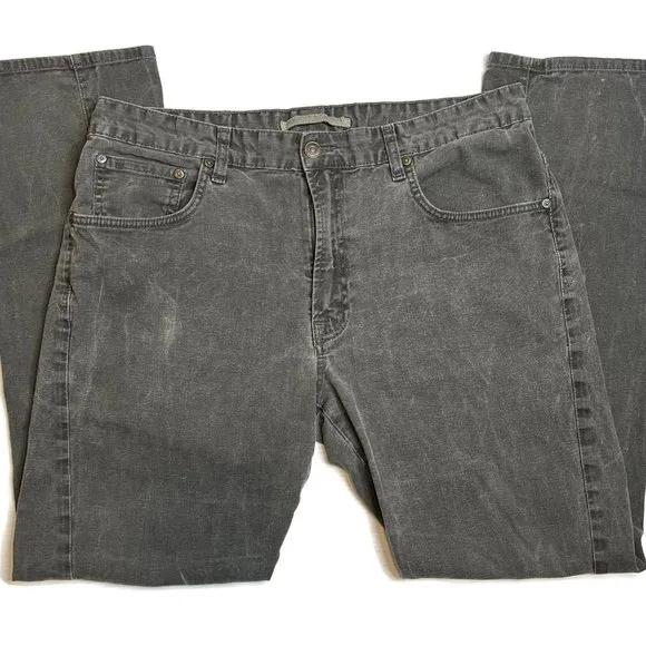 Vince Gray Jeans Mens 34 x 30 Twisted Seam USA Made Stretch