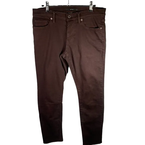 Vince Exclusive DM/02 Slim Fit Brown Stretch Jeans Men's Sz 30