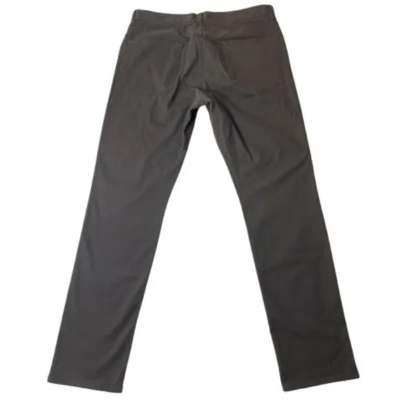 Vince Men 34 Pants Gray Jeans Stretch Cotton Chinos Lightweight 5 Pocket