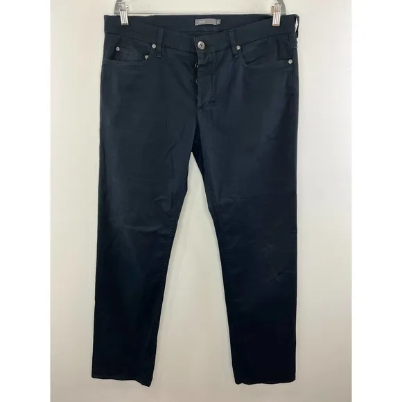 VINCE Black Men's Button Fly Casual Denim Jeans Pants Size 36