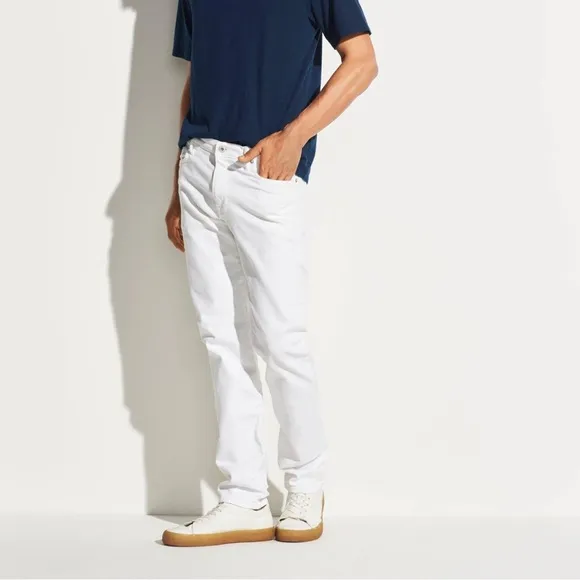 Vince Men's Exclusive DM 02 The Slim White Casual Pants
          
      NWT