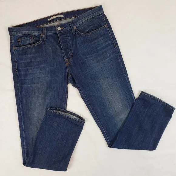 Vince Classic Slim Straight Leg premium denim jeans 33 EUC