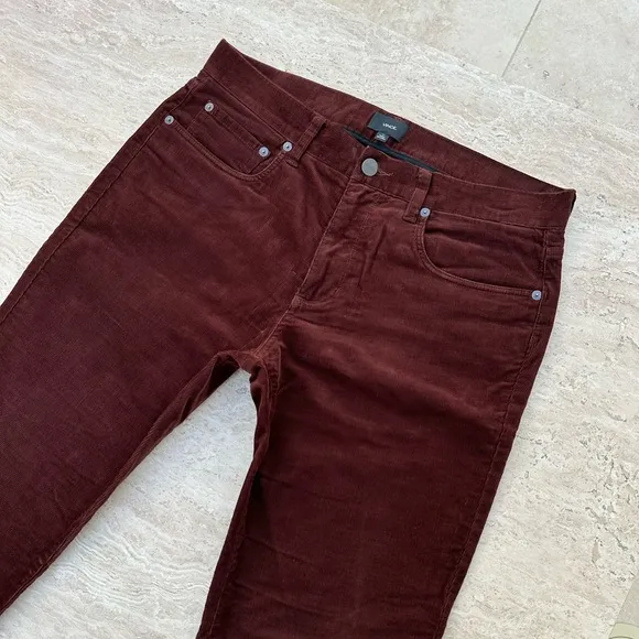 LIKE NEW Vince Slim Stretch Corduroy 5-Pocket pants! Sz 31