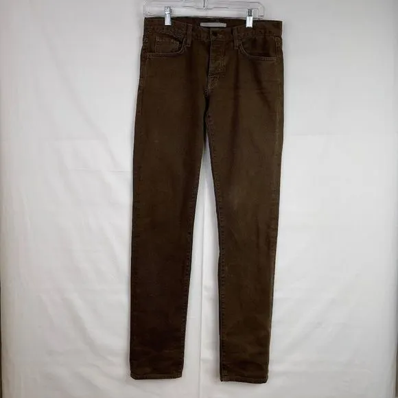 Men's Vince Classic Slim Straight Leg Jeans Brown
