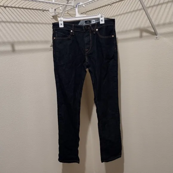 Volcom men's denim slim straight jeans size W32