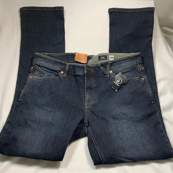 New with Tags Volcom Vorta Slim Straight jeans 36x32
          
      NWT