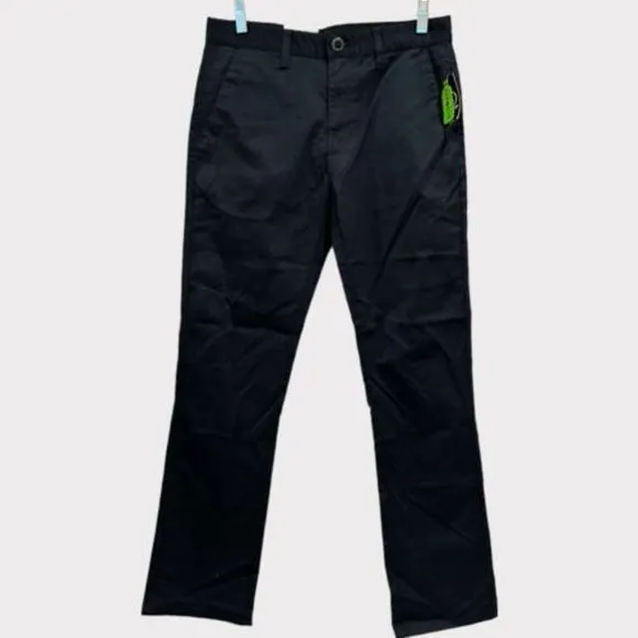 Volcom Frickin Modern Straight Pants Mens 30 X 29 Youth Sz 20 Navy Stretch Chin
          
      NWT