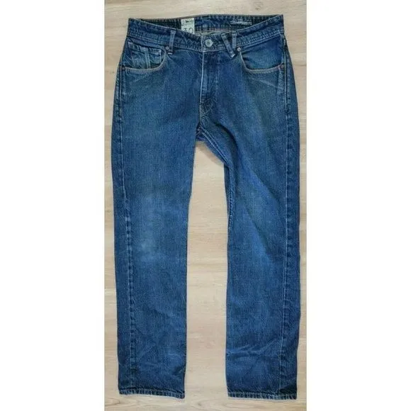 Volcom Mens Jeans Size 30 Solver Modern Fit Blue