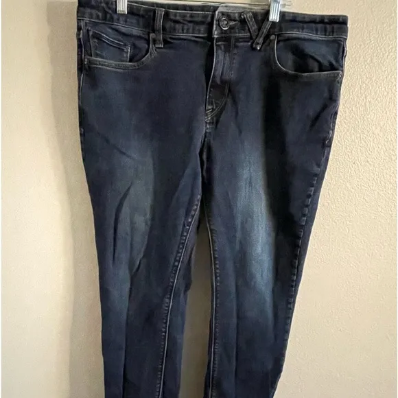 Mens Volcom Vorta Slim Straight Size 38 Denim Jeans