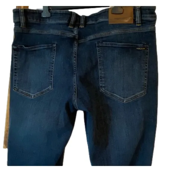 VOLCOM 2X4 Skinny, dirty medium blue size 38