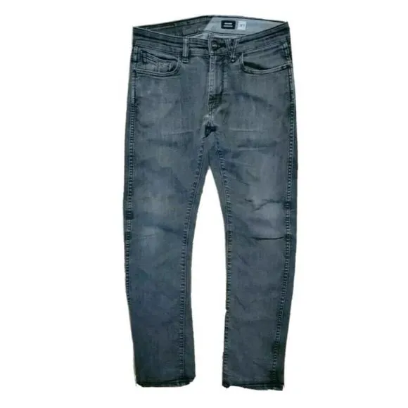 Volcom Mens Jeans Size 31 Solver Modern Light Black
