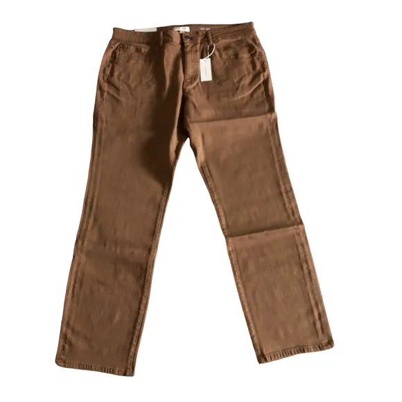 WARP + WEFT Men's Brown ORD Chicago Straight Leg Stretch Fit Jeans Pants
          
      NWT