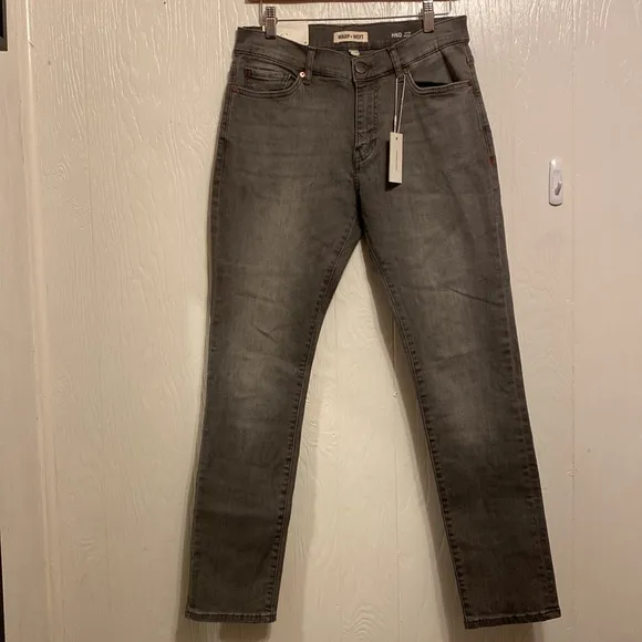 Warp + Weft HND Tokyo Skinny Smoke Gray Jeans 30
          
      NWT