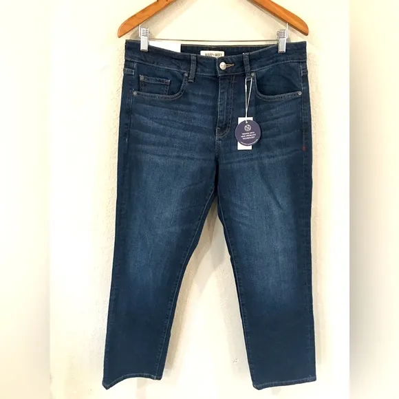 NEW WARP+WEFT Men’s ORD Chicago Straight Hendrix Jeans Sz 32x28 Dark Wash
          
      NWT