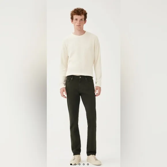 Warp+Weft Amsterdam Slim Fit Stretch Jeans Moss Green
          
      NWT