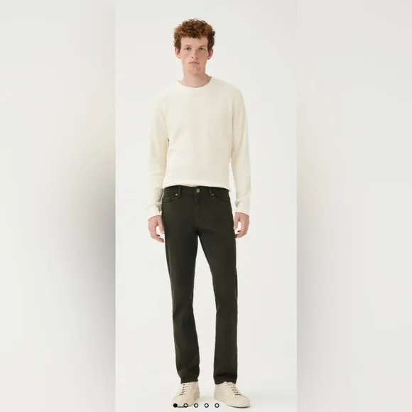Warp+Weft Amsterdam Slim Fit Stretch Jeans Moss Green
          
      NWT