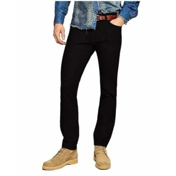 Warp + Weft Mens Jeans Copenhagen Tailored CPH Black Size 31 x 30 Stretch NWT
          
      NWT