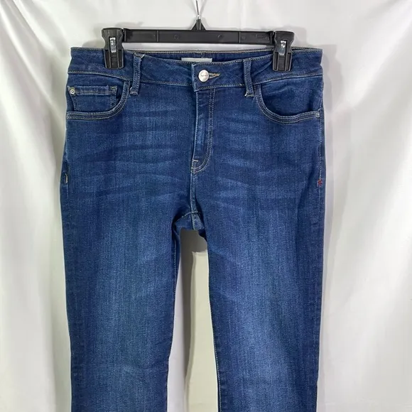 Warp + Weft Oak Oakland straight jeans.