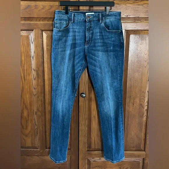 Warp & Weft Slim Jeans - Medium Wash - W34/L32 (116)