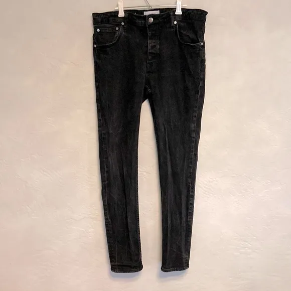 Slim Fit Black Jeans