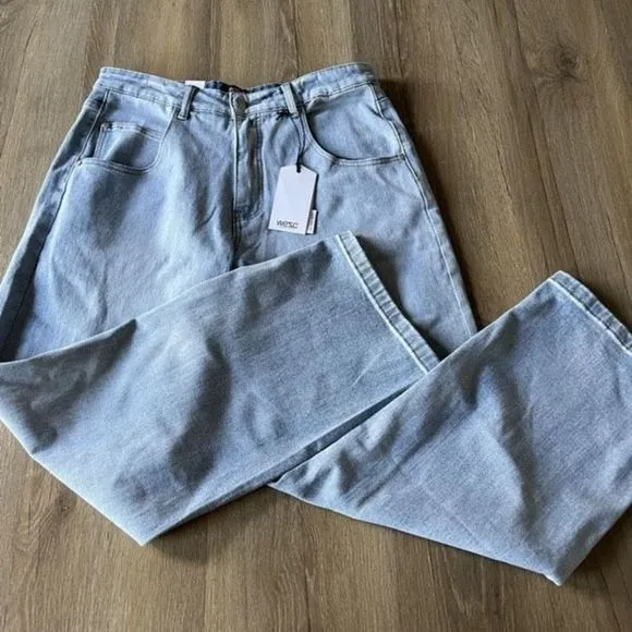 NWT WESC UNISEX JAY WIDE LEG JEANS SIZE 32x32
          
      NWT