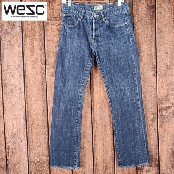 30x30 Slim Button Fly Ringspun Men's Jeans Excellent Condition