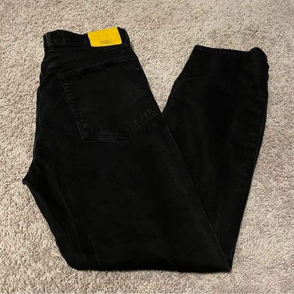 Wesc bob style straight leg jeans black size 36X 34