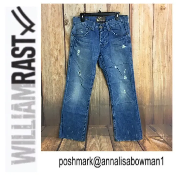 💸Men's William Rast Billy Flap Jean size 31