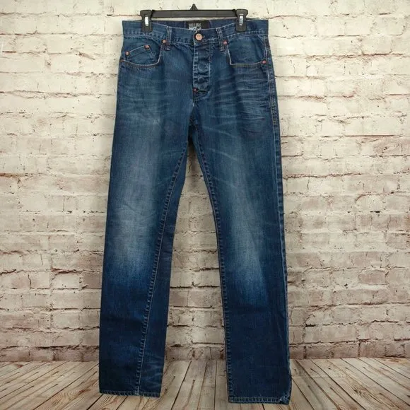 William Rast Taper Cut Blue Denim Jeans Pants