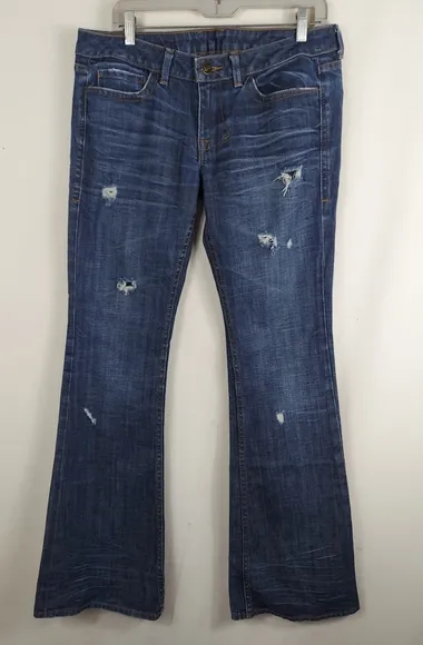 William Rast  Flap distressed jean Flare size 30
