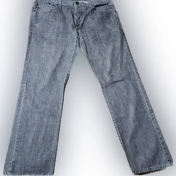 William Rast Button Fly Tapered Jeans Size 36x34