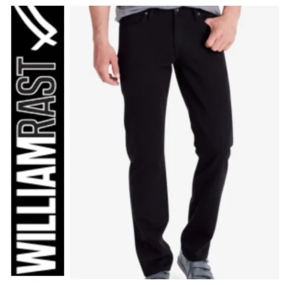 💙William Rast Dean Slim Straight Black Jean 32x30