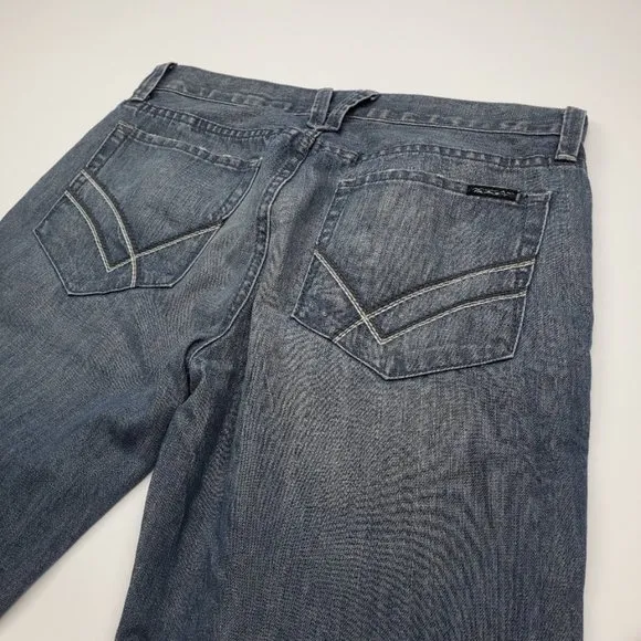 William Rast Straight Leg Button Fly Jeans size 32