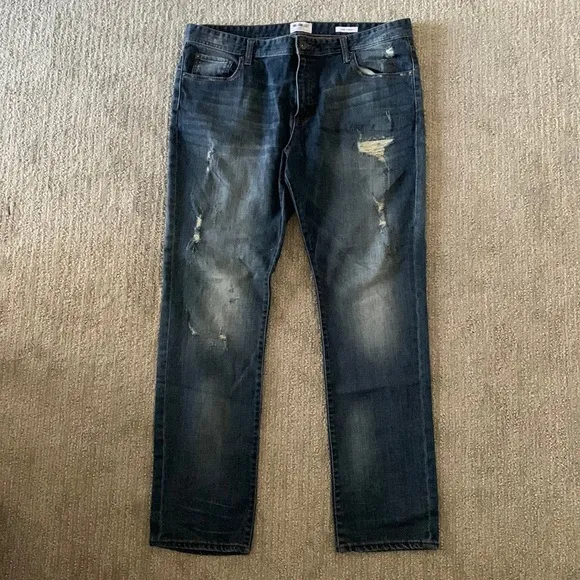 William Rast distressed Hixon Straight men's jeans