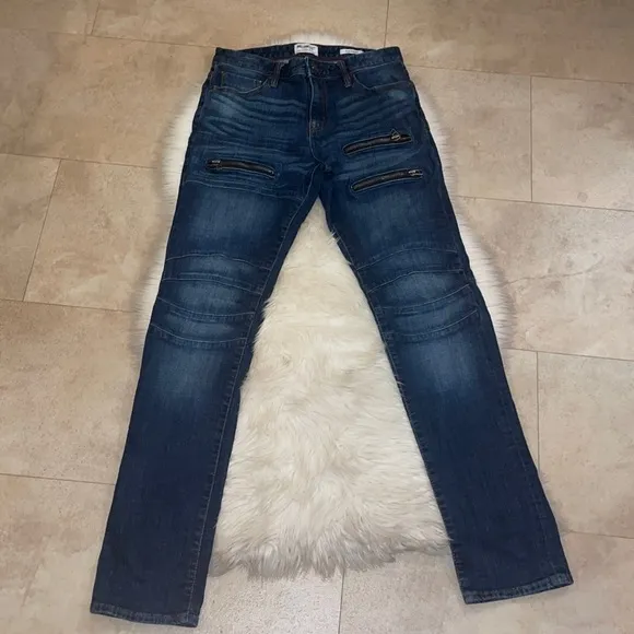 William Rast Men’s Moto Jeans