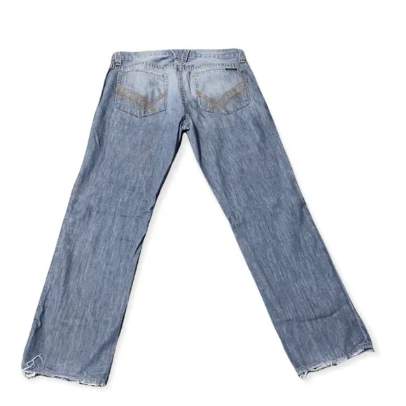 Authentic William Rast distressed bootcut  denim jeans men’s sz 33