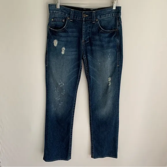 William Rast ~ Men’s Ben Straight and Regular Button Fly Jeans in 33