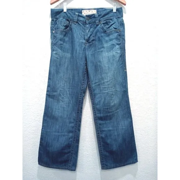William Rast Mens Billy Flare Jeans Sz 30x26.5 Straight 100% Cotton Made in USA